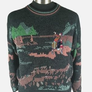 Campus vintage men's sweater golf